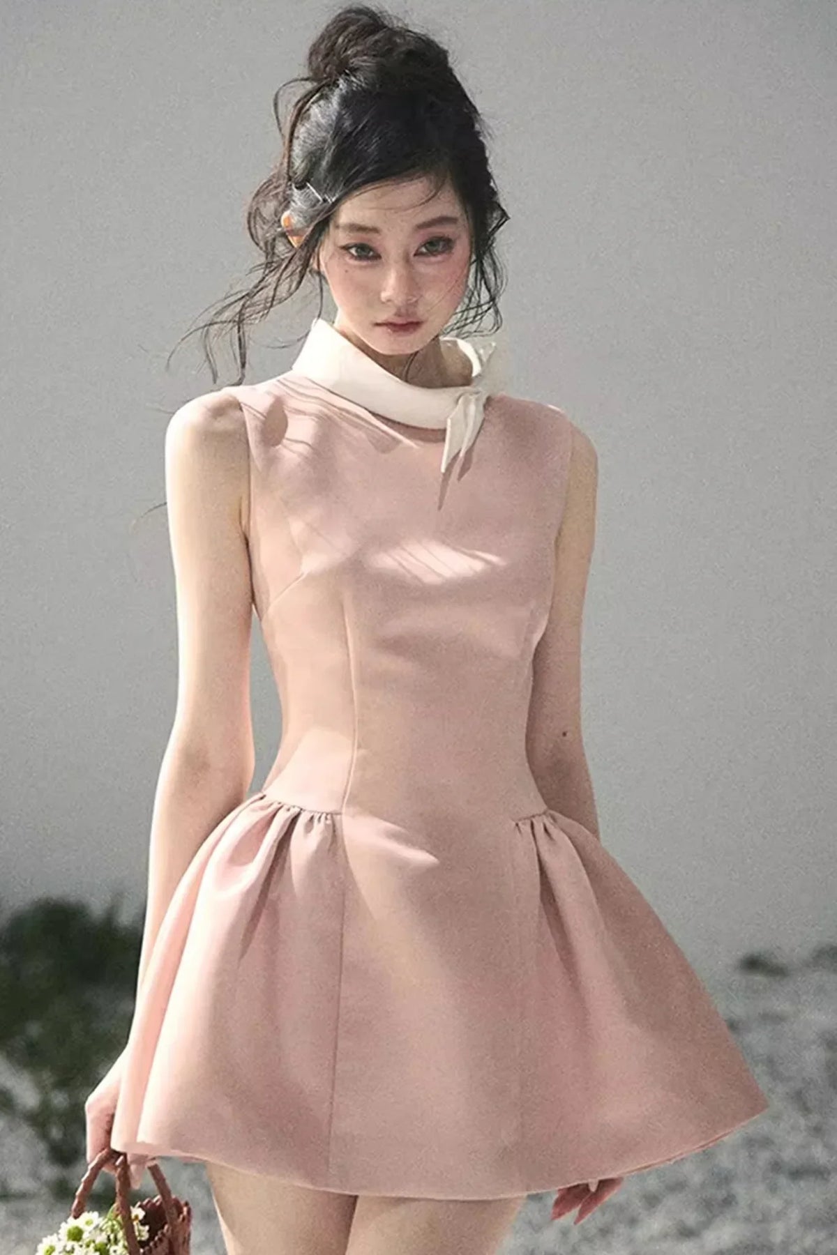 Lilian Ball Puff Sleeve Dress