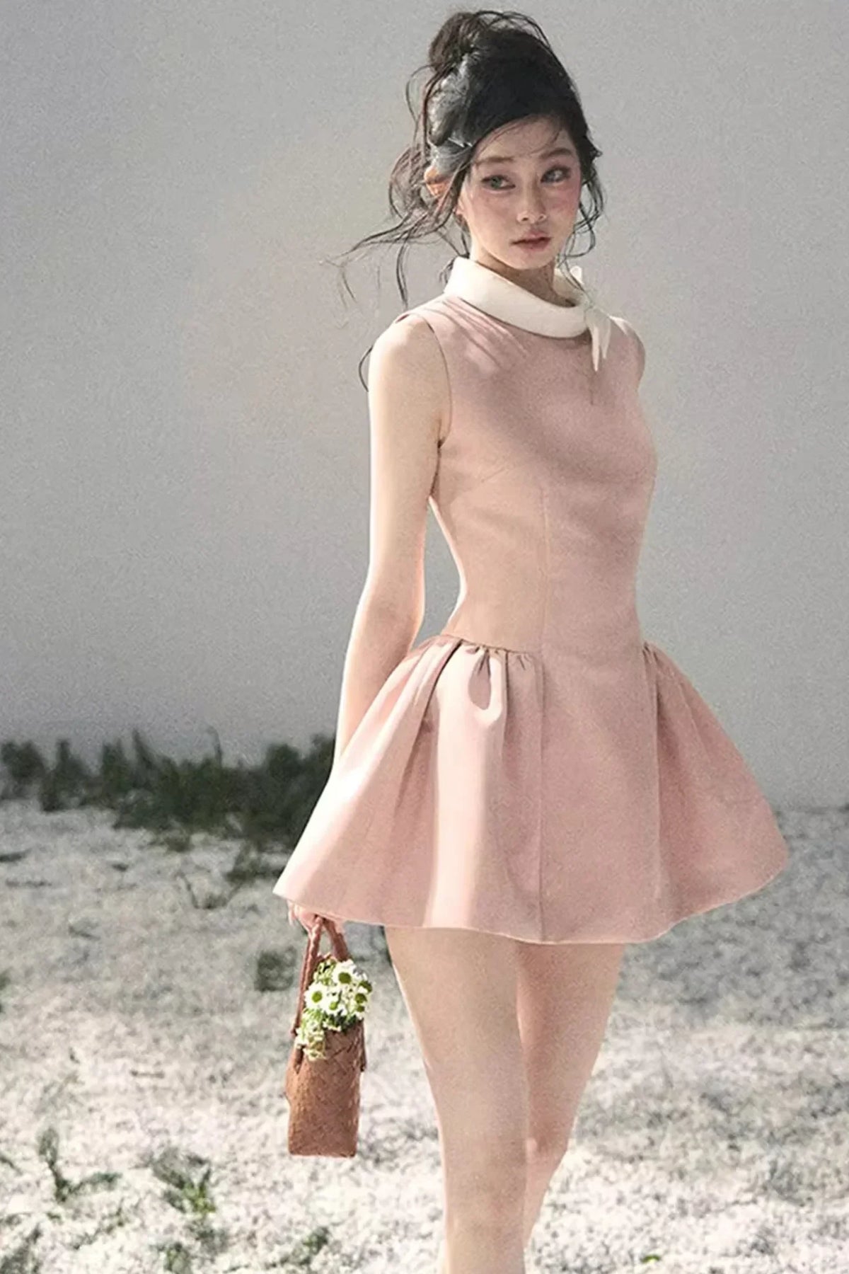 Lilian Ball Puff Sleeve Dress
