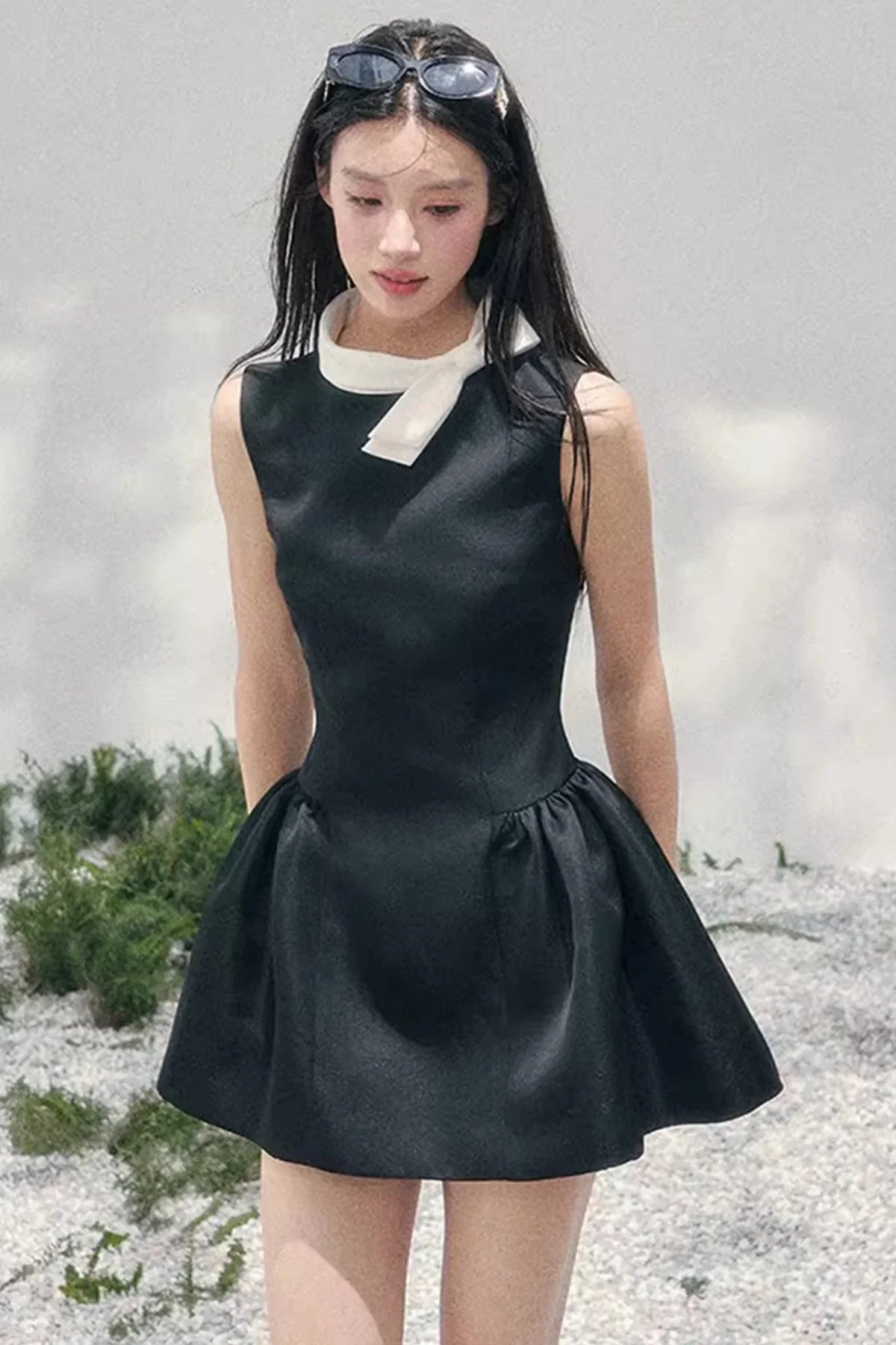Lilian Ball Puff Sleeve Dress