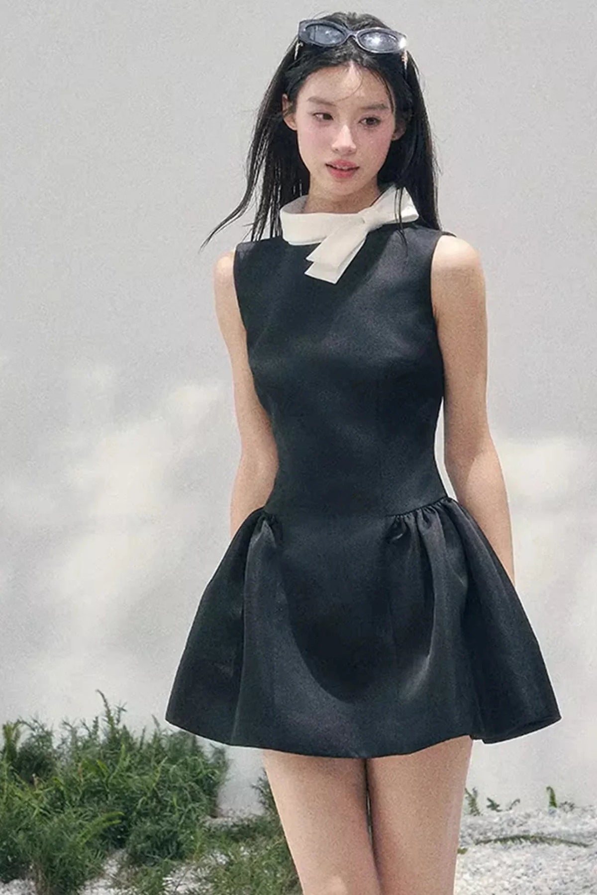 Lilian Ball Puff Sleeve Dress