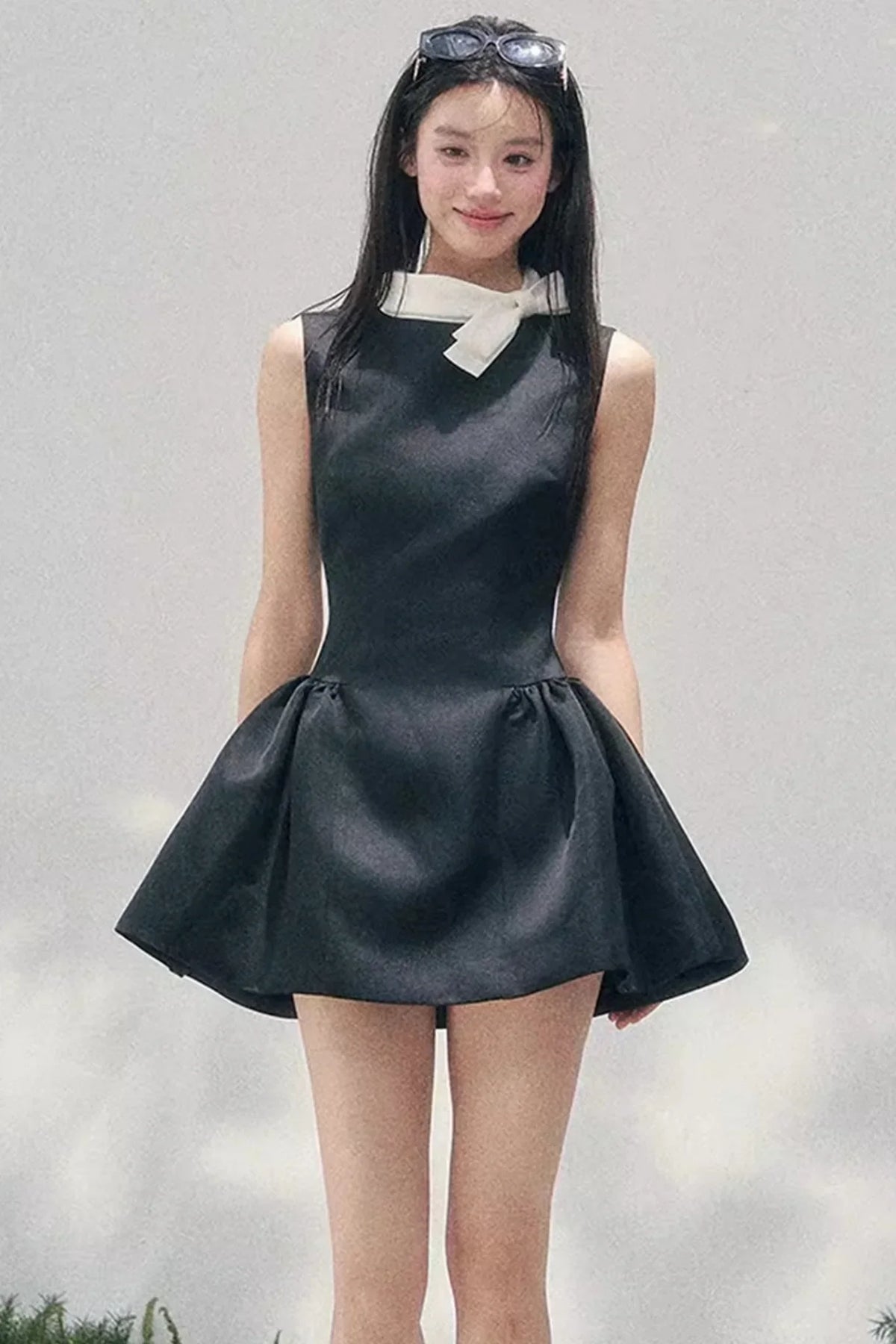 Lilian Ball Puff Sleeve Dress