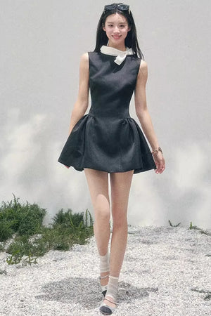 Lilian Ball Puff Sleeve Dress