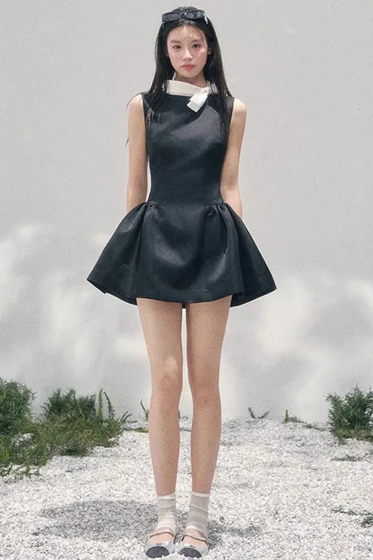 Lilian Ball Puff Sleeve Dress