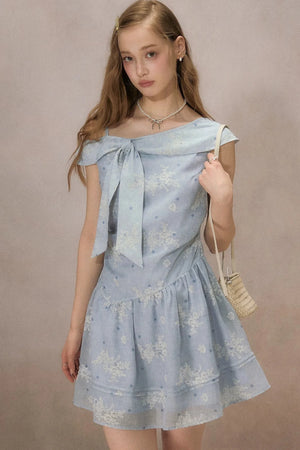 Lily Off-Shoulder Striped Dress