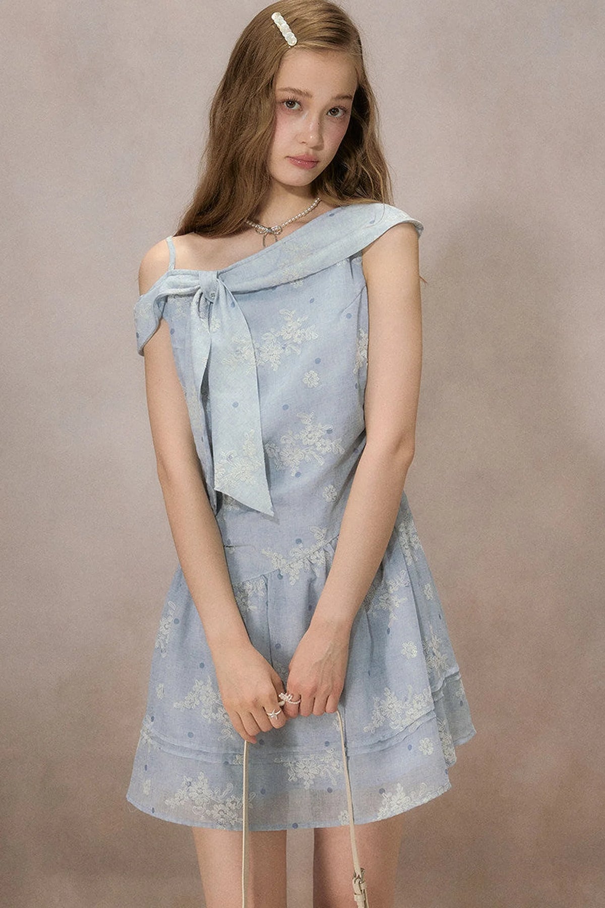 Lily Off-Shoulder Striped Dress