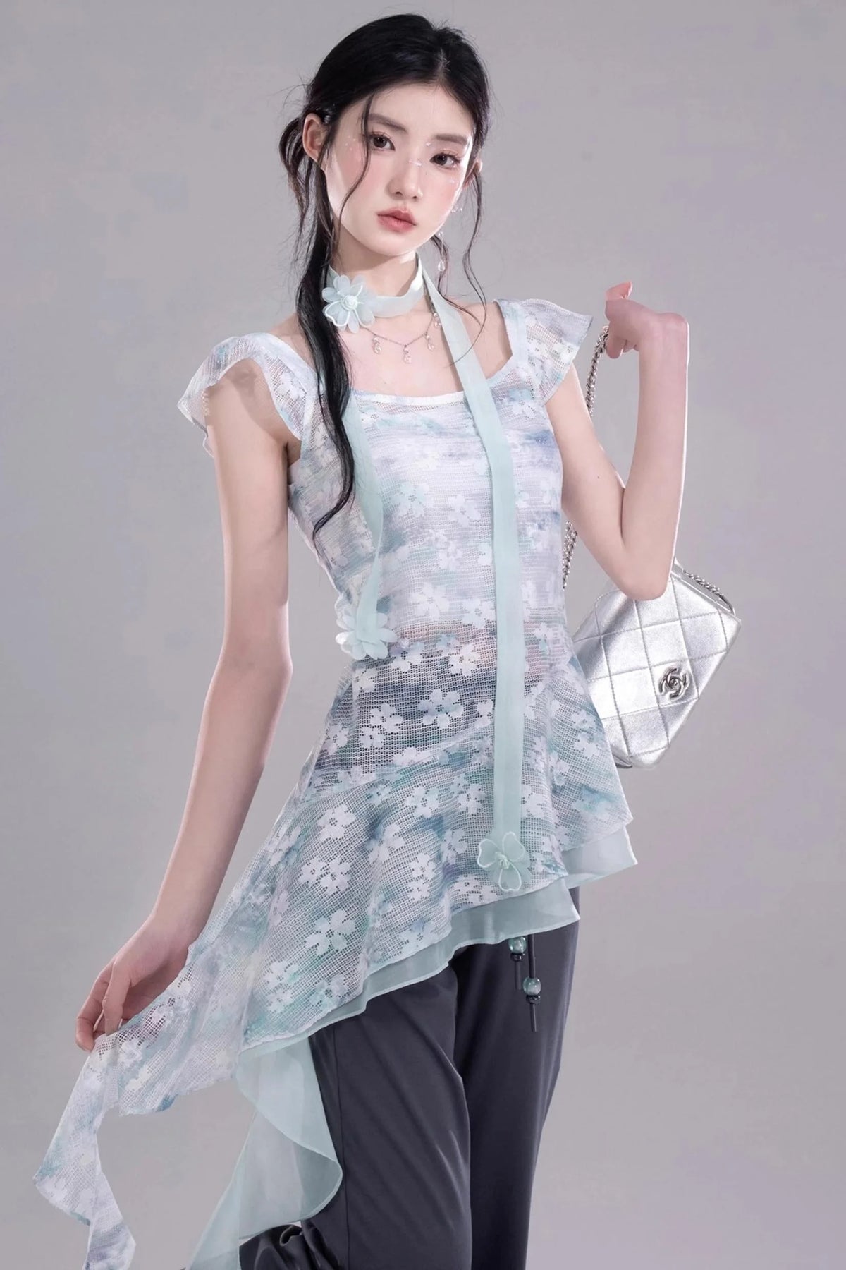 Lime Cut-Out Tank
