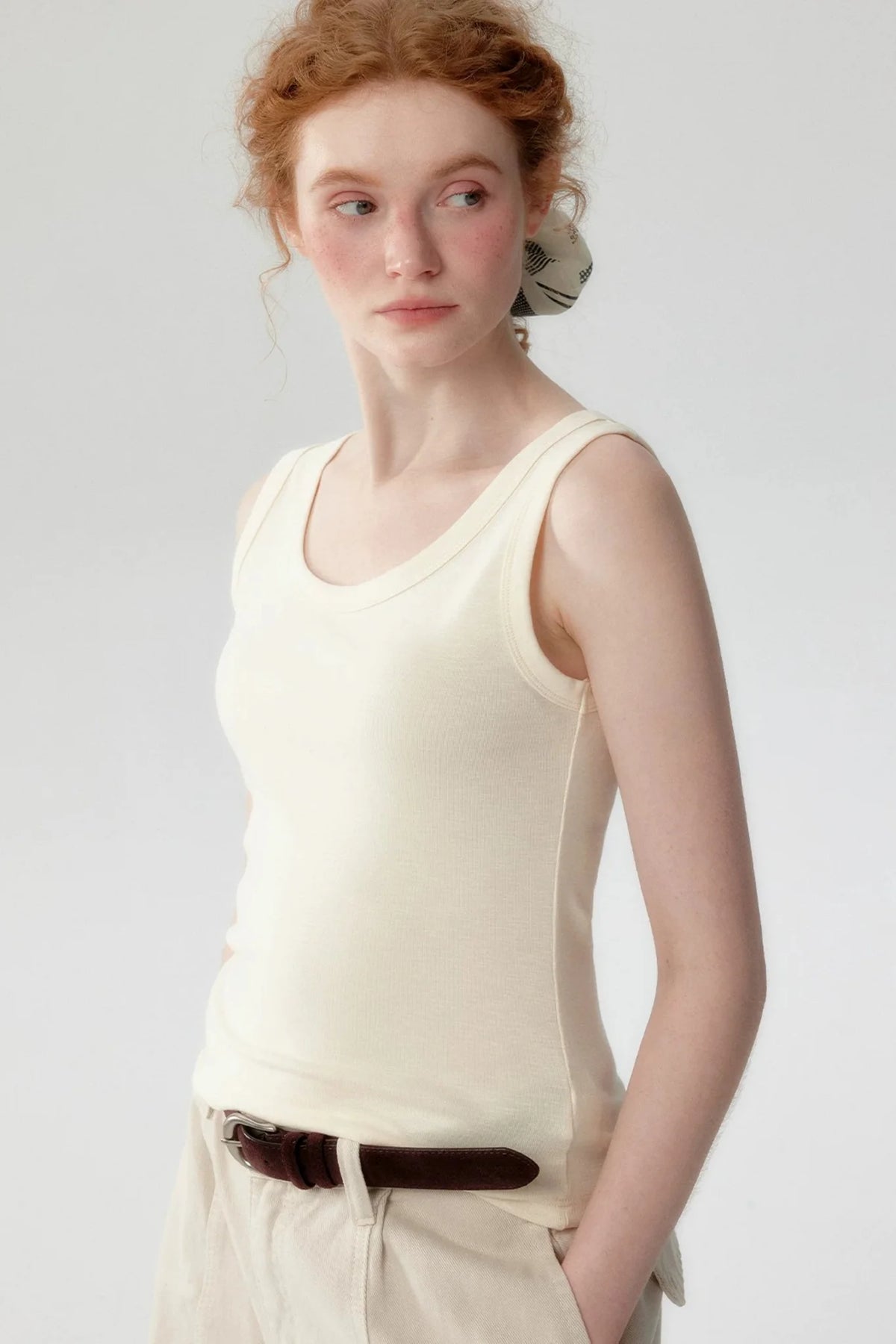 Linen Blend Layering Top
