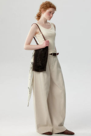 Linen Blend Layering Top