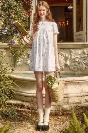 Linen Embroidered Blouse Set-Up