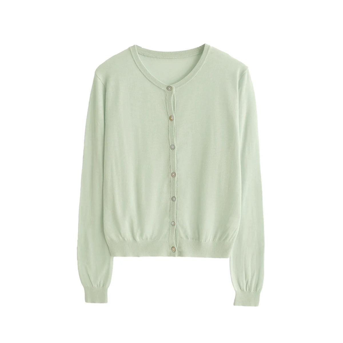 Linen Knitted Cardigan Set
