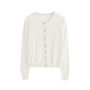 Linen Knitted Cardigan Set