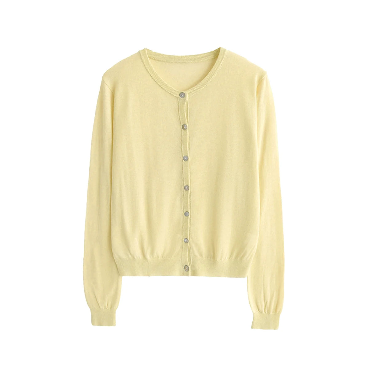 Linen Knitted Cardigan Set