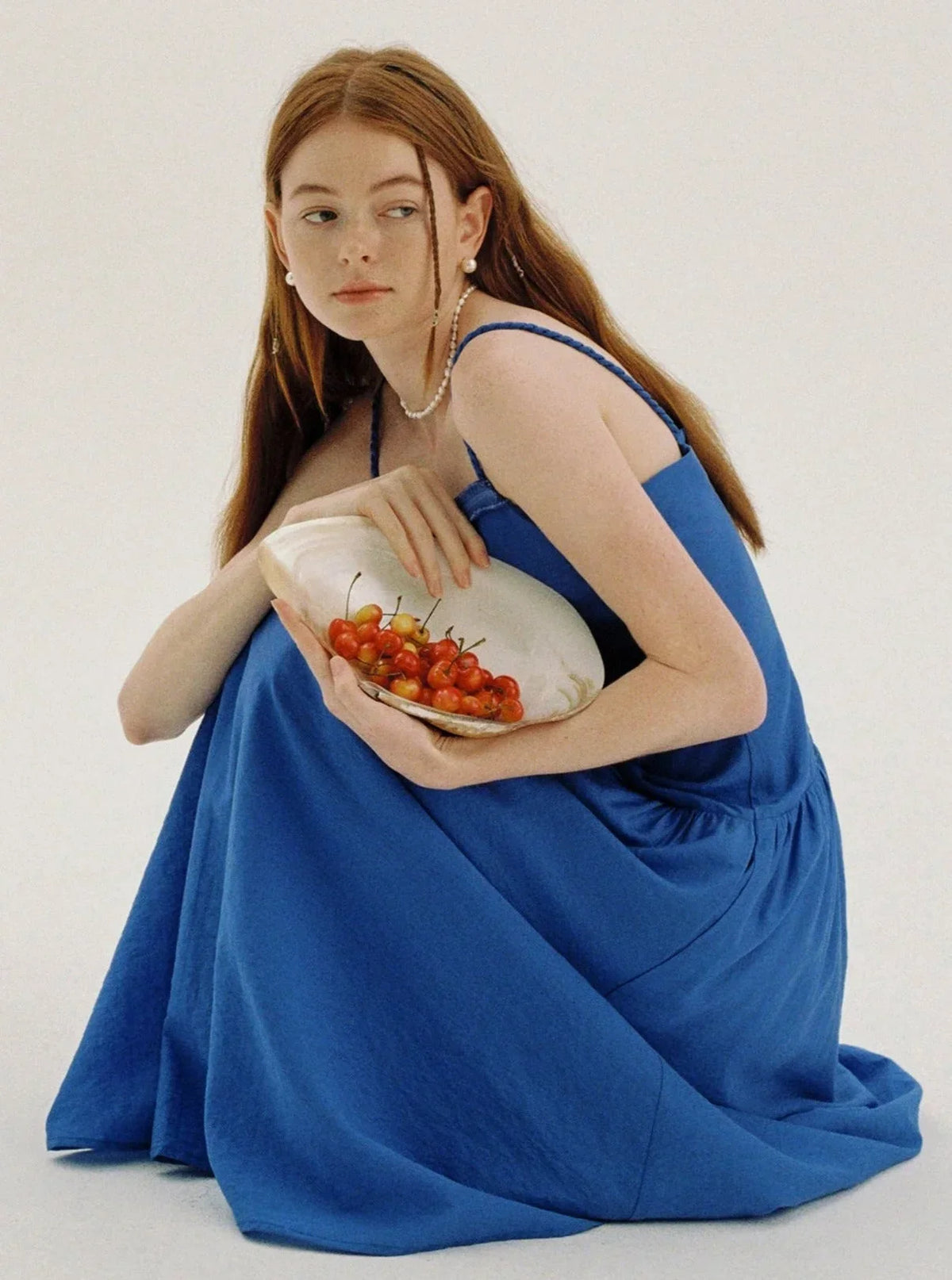 Linen Recycled Pleated Dress