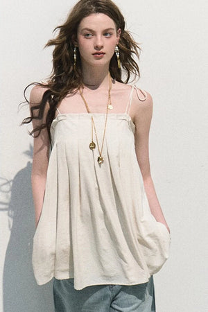Linen Tie-Up Camisole