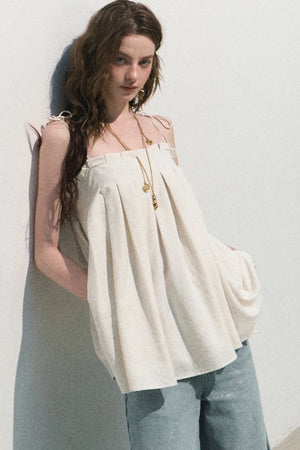 Linen Tie-Up Camisole