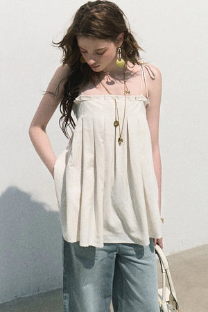 Linen Tie-Up Camisole