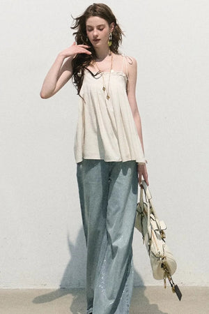 Linen Tie-Up Camisole