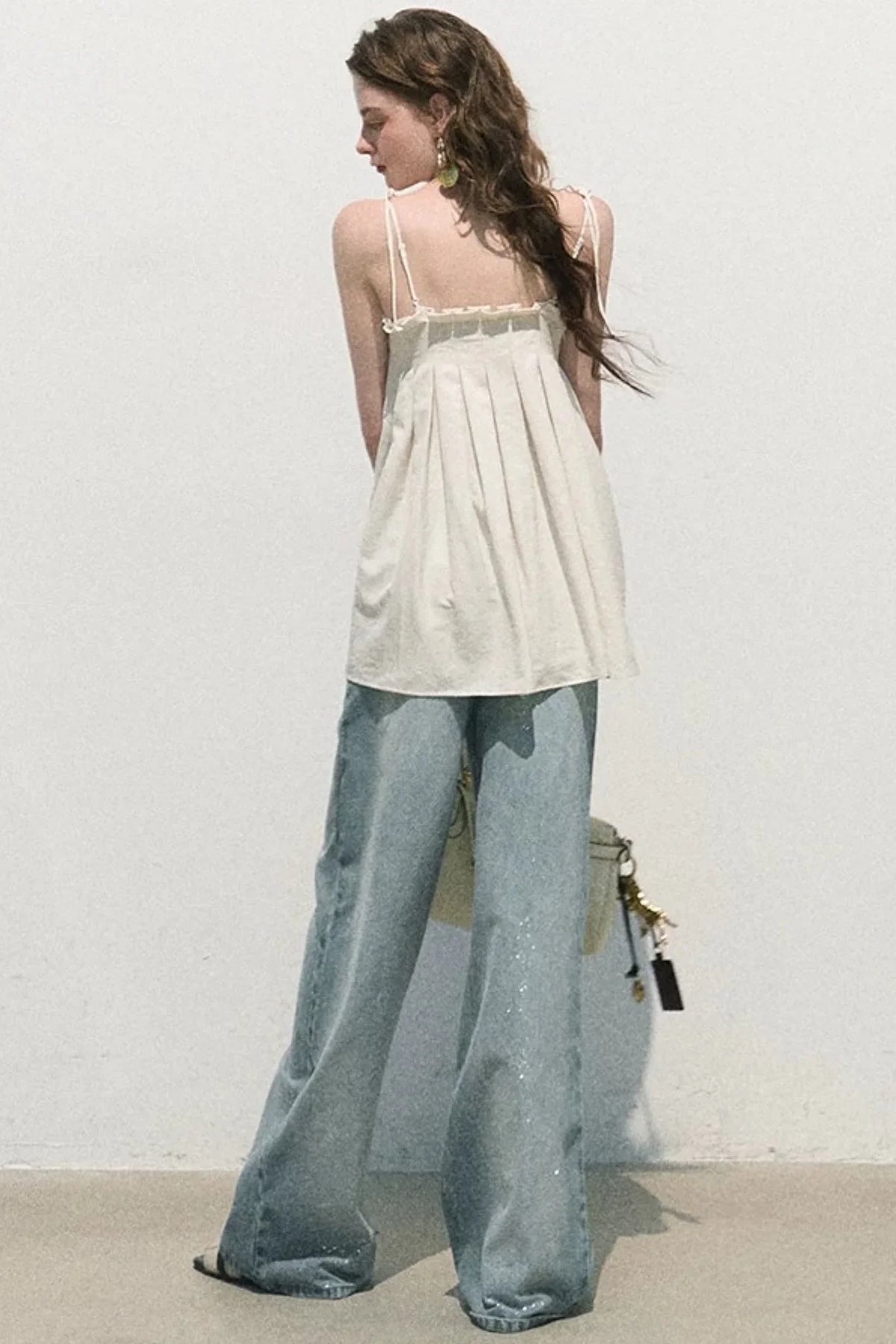 Linen Tie-Up Camisole
