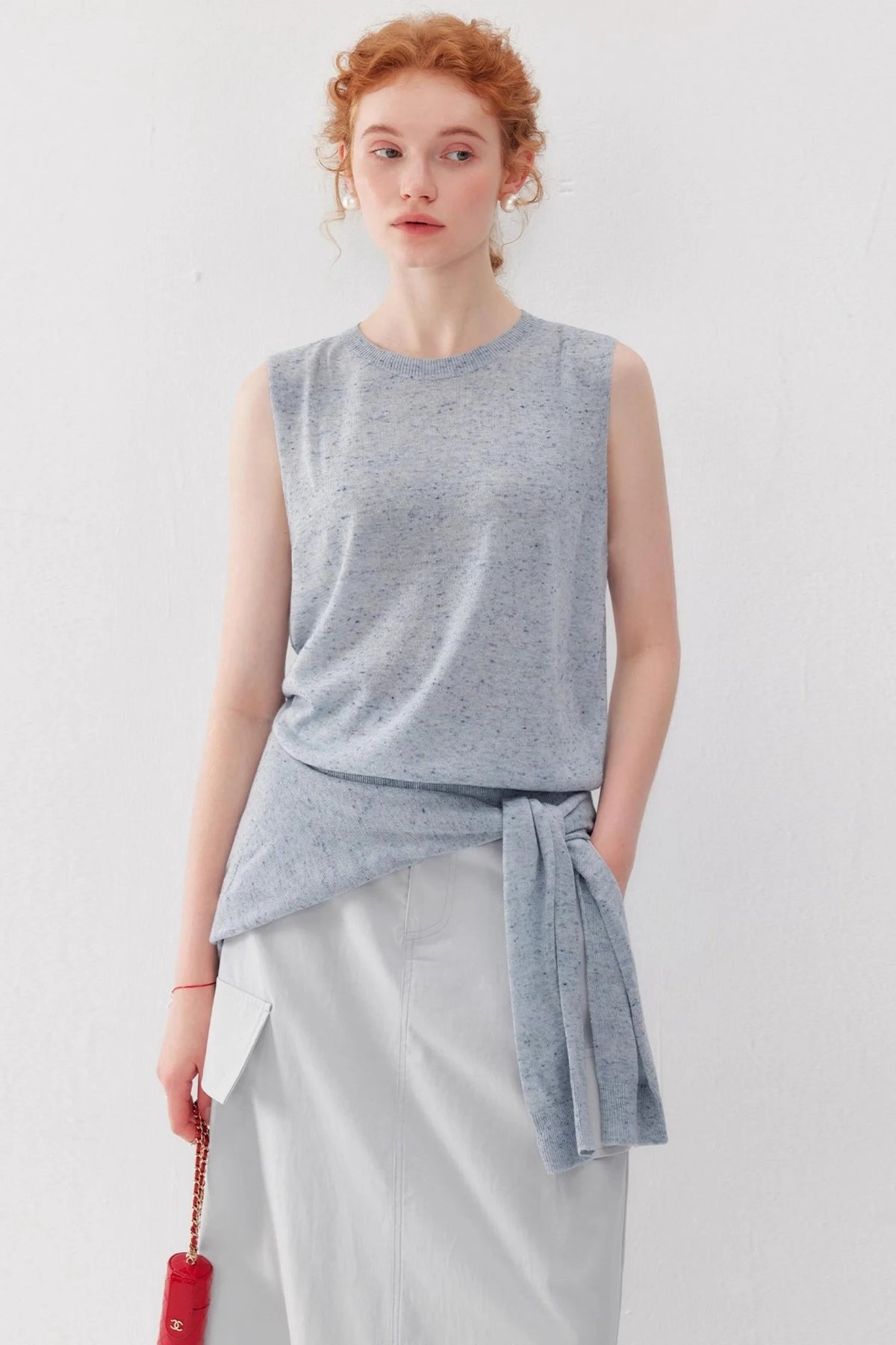 Linen UV Protection Knit Set-Up