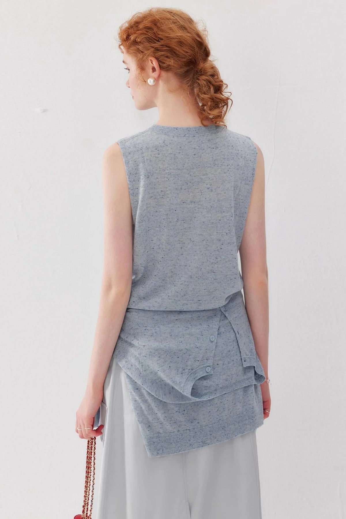Linen UV Protection Knit Set-Up