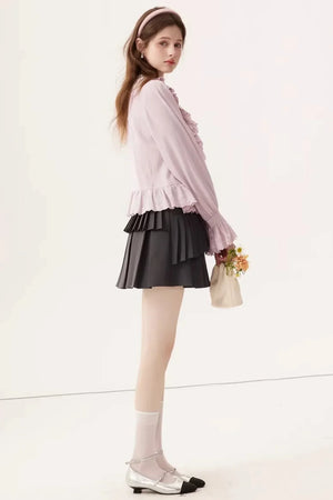 Linen V-Neck Blouse