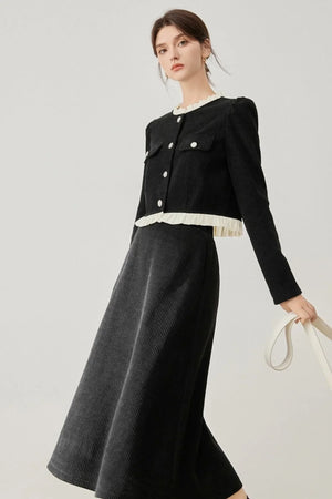 Little Fragrance Short Jacket Set