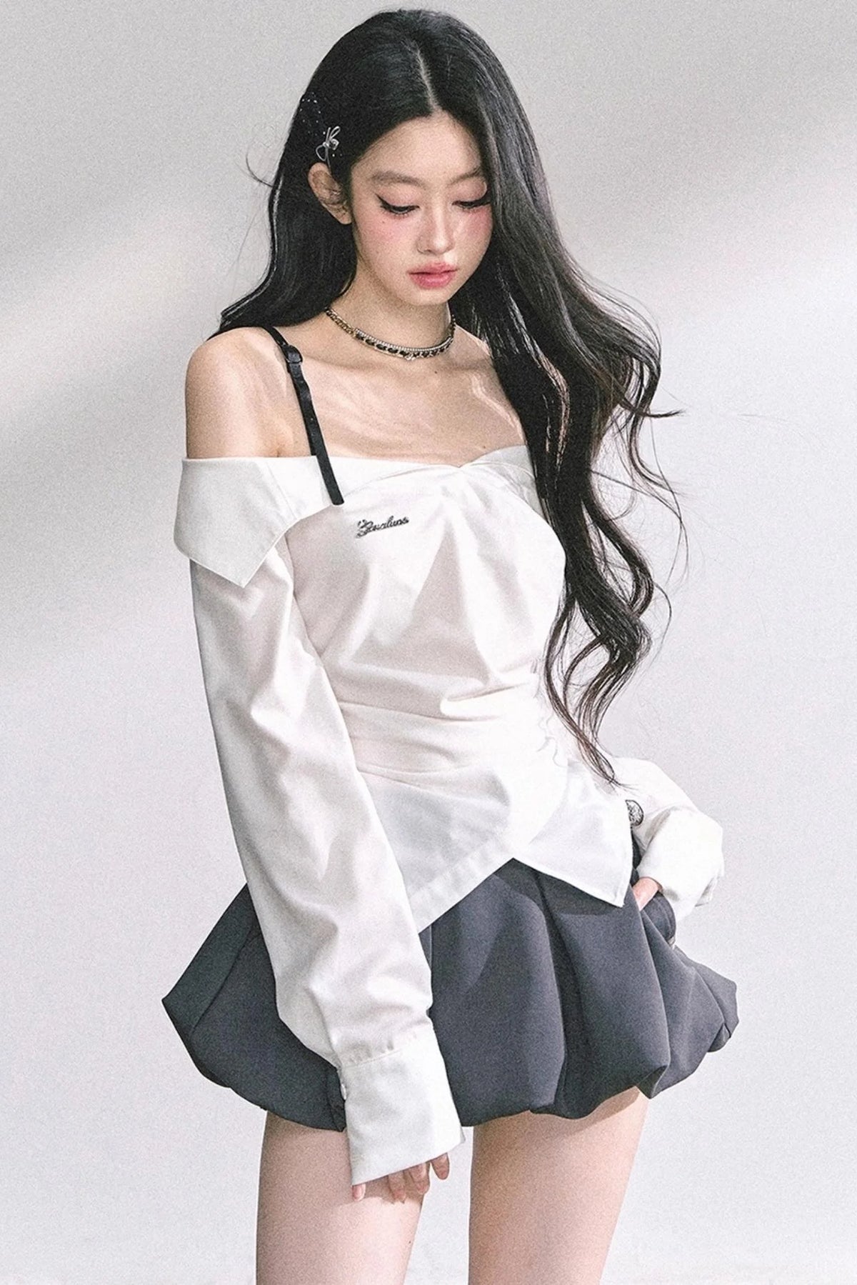 London One-Shoulder Shirt