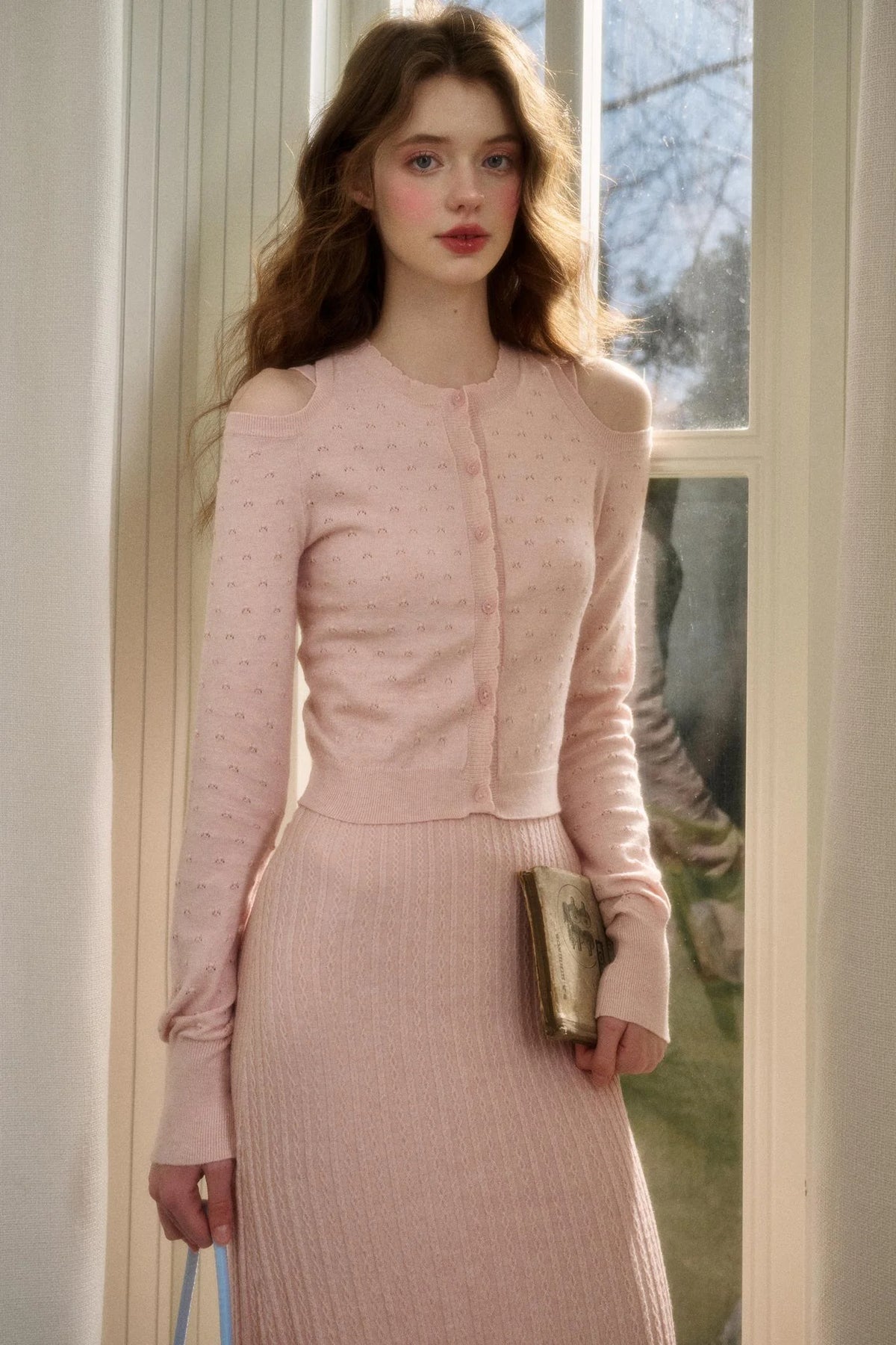 Long Relaxed Cardigan Dress Set-Up