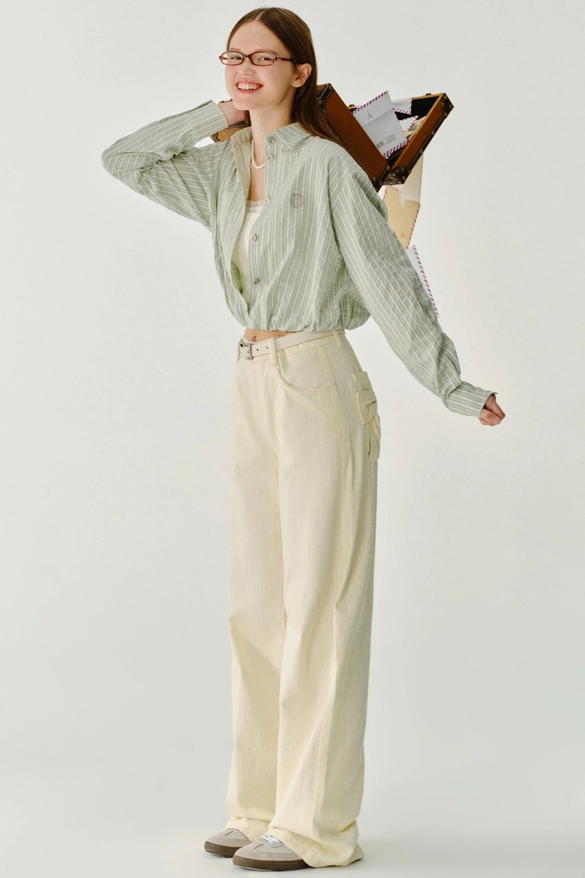 Long Sleeve Casual Patchwork Top