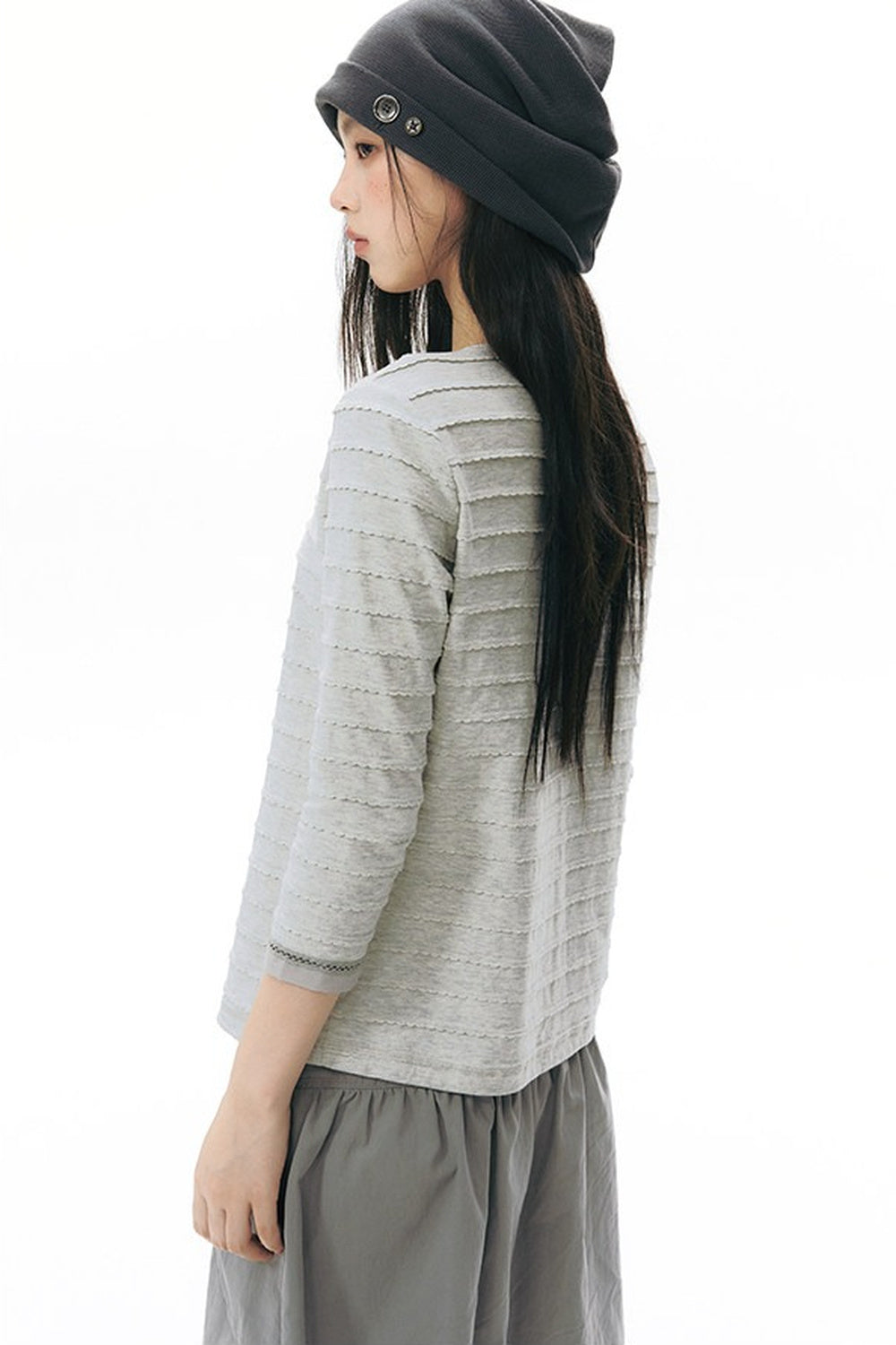 Long Sleeve Knitted Cardigan Top