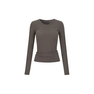 Long Sleeve Lace Panel Top