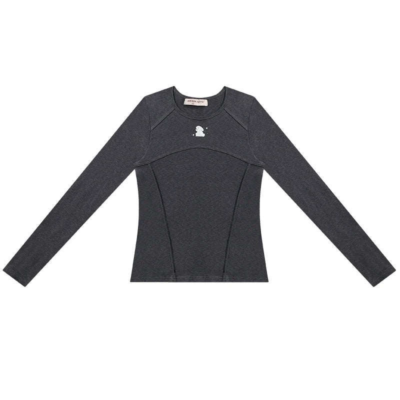 Long Sleeve Retro Rabbit T-Shirt