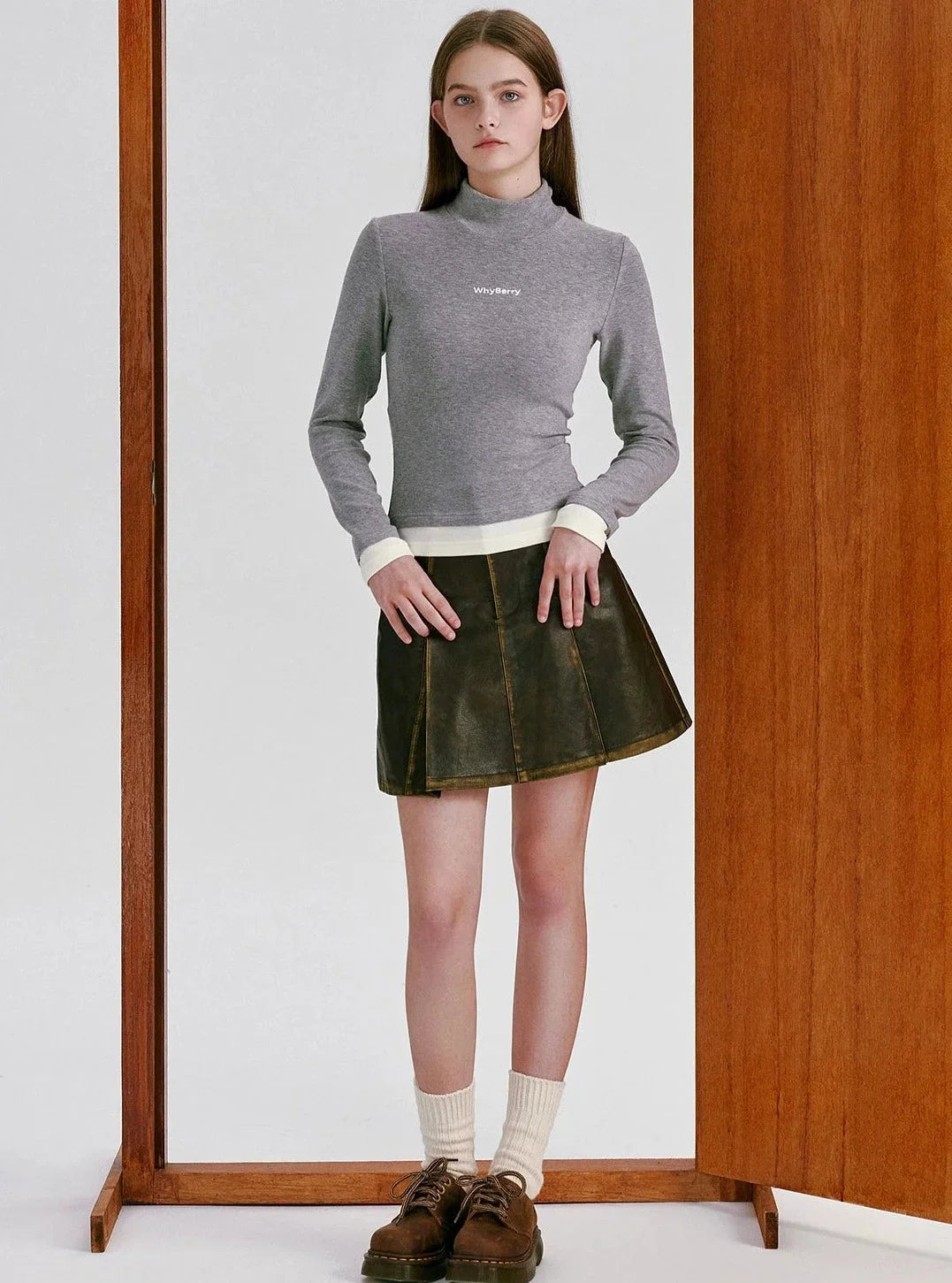 Long Sleeve Slim Crop Top T-Shirt