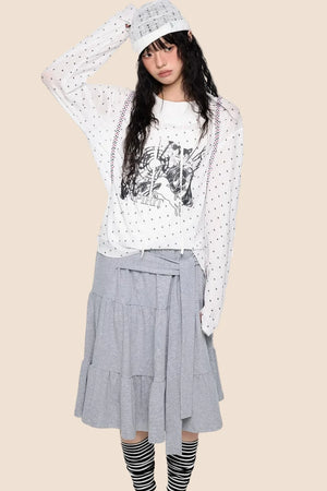 Long Sleeve Star Print T-shirt