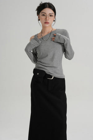 Long Sleeves Layered T-Shirt Set