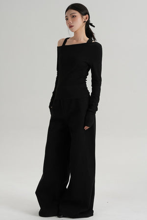 Long Sleeves Layered T-Shirt Set
