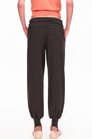 Long-Staple Cotton Knit Stirrup Pants