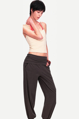 Long-Staple Cotton Knit Stirrup Pants