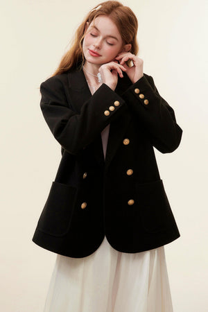 Loose British Tweed Blazer