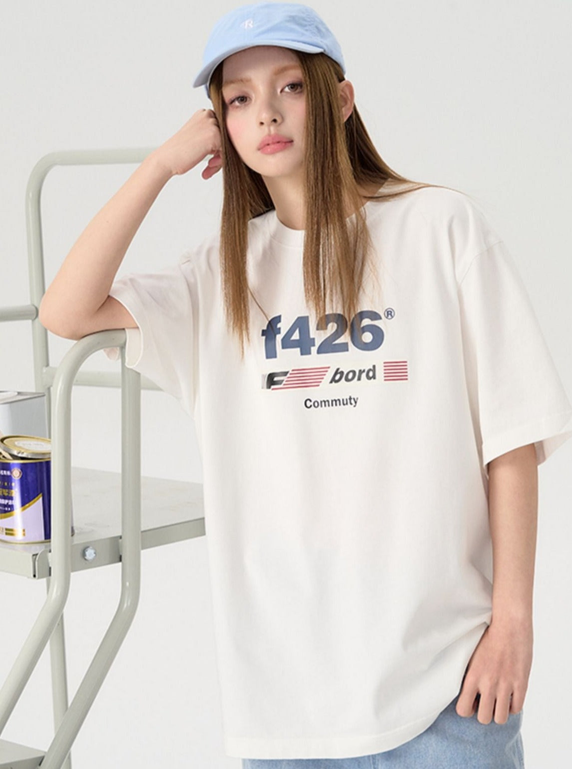 Loose Casual Flag T-Shirt