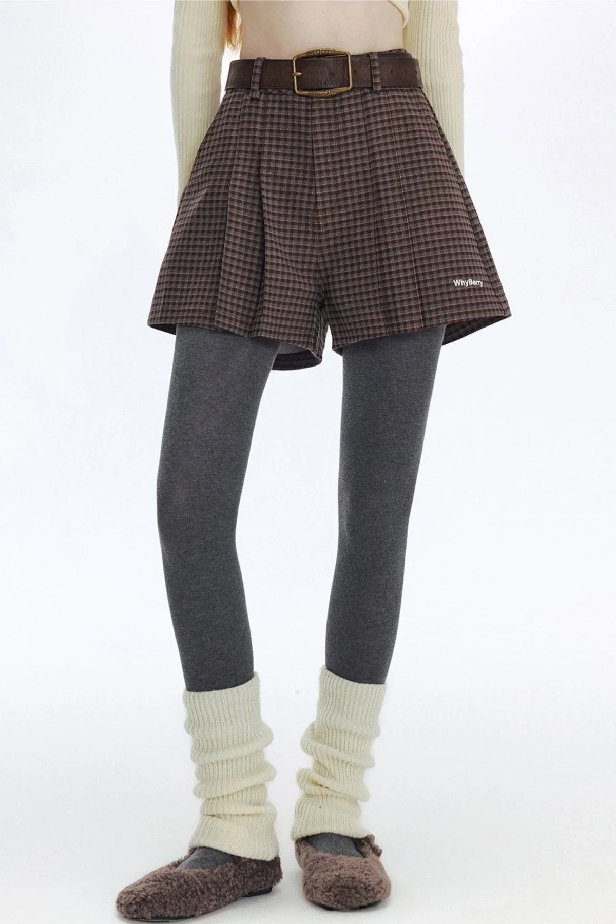 Loose Corduroy Micro A-Line Shorts