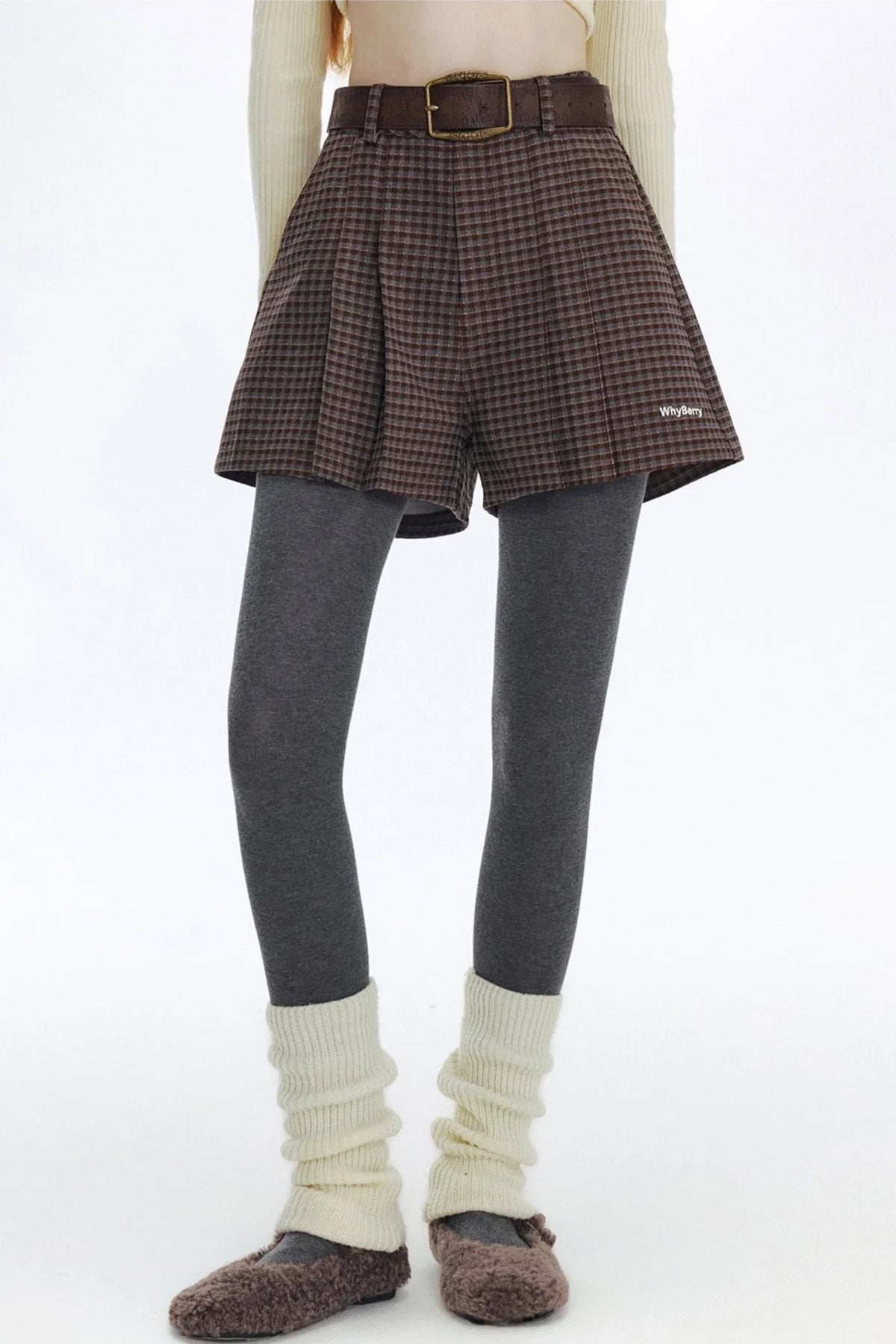 Loose Corduroy Micro A-Line Shorts