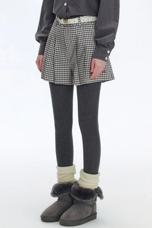Loose Corduroy Micro A-Line Shorts