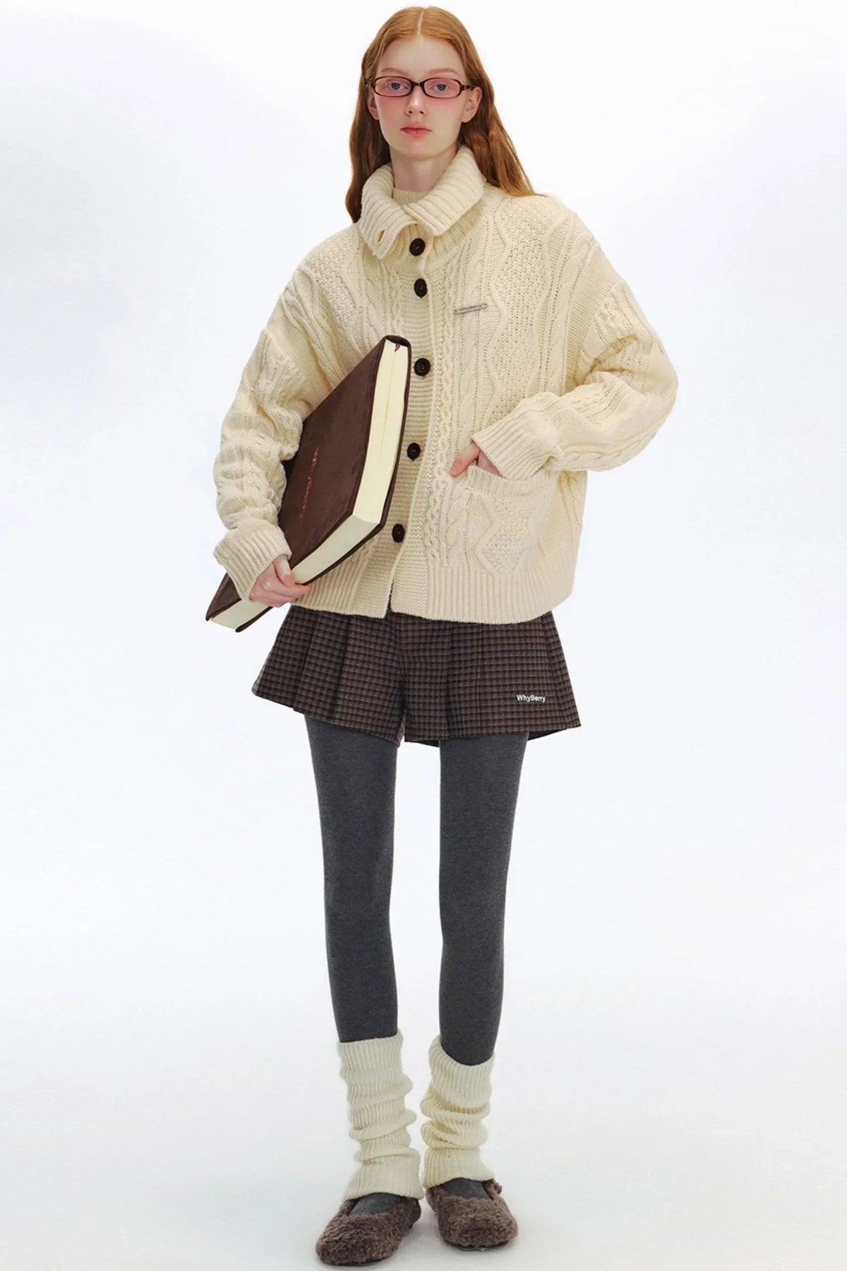 Loose Corduroy Micro A-Line Shorts