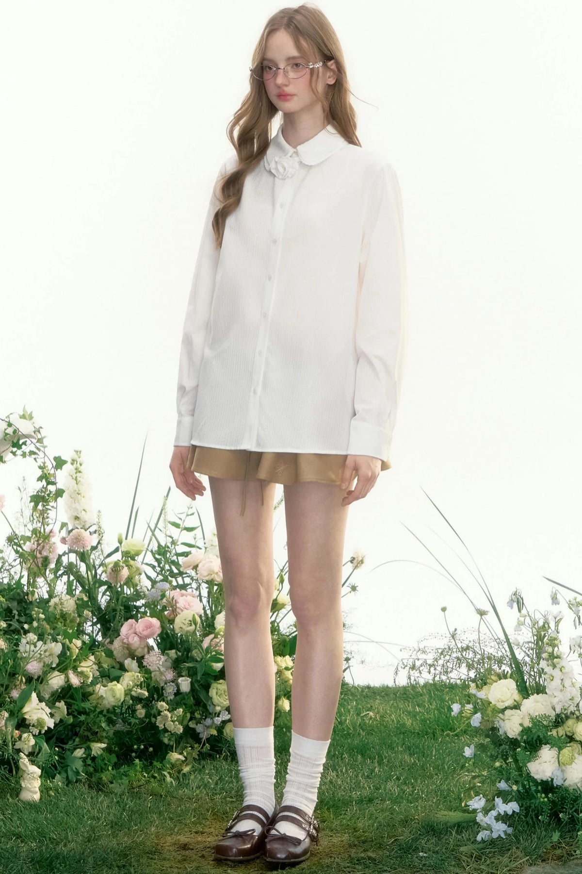 Loose Fit French Retro Shirt