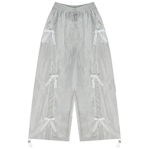 Loose Fit Lace Wide Pants