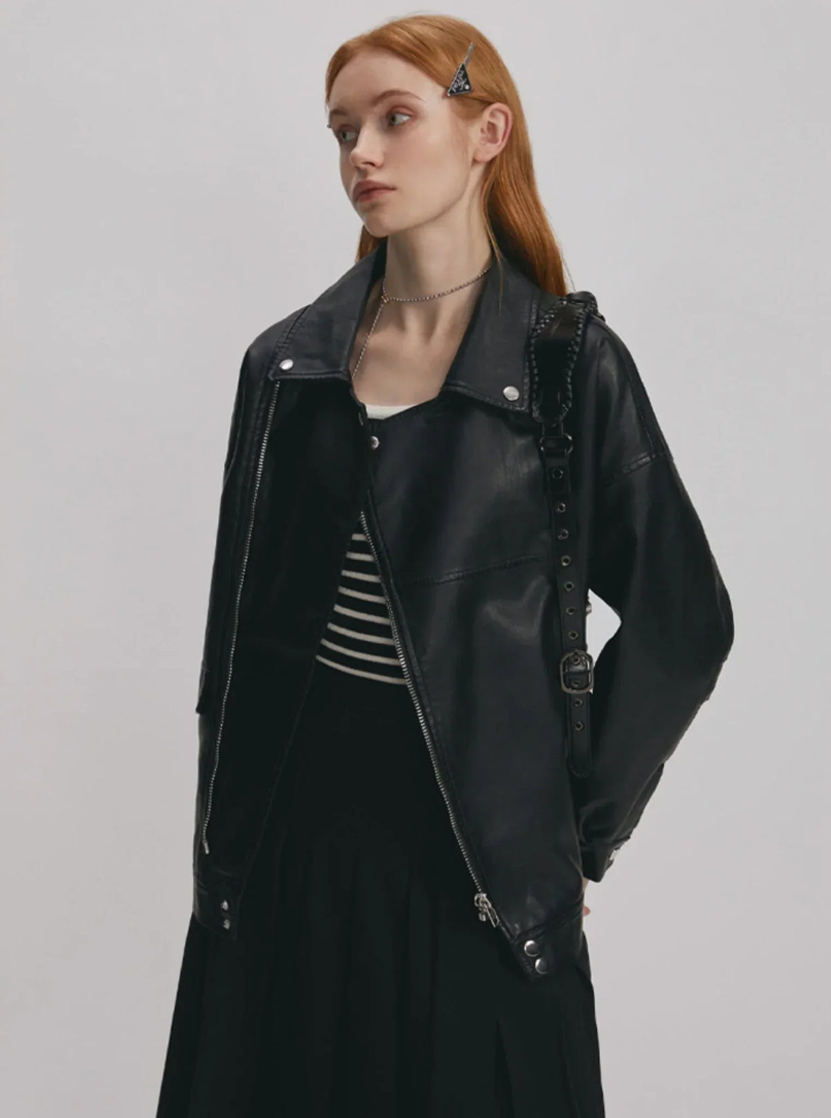 loose fitting short jacket