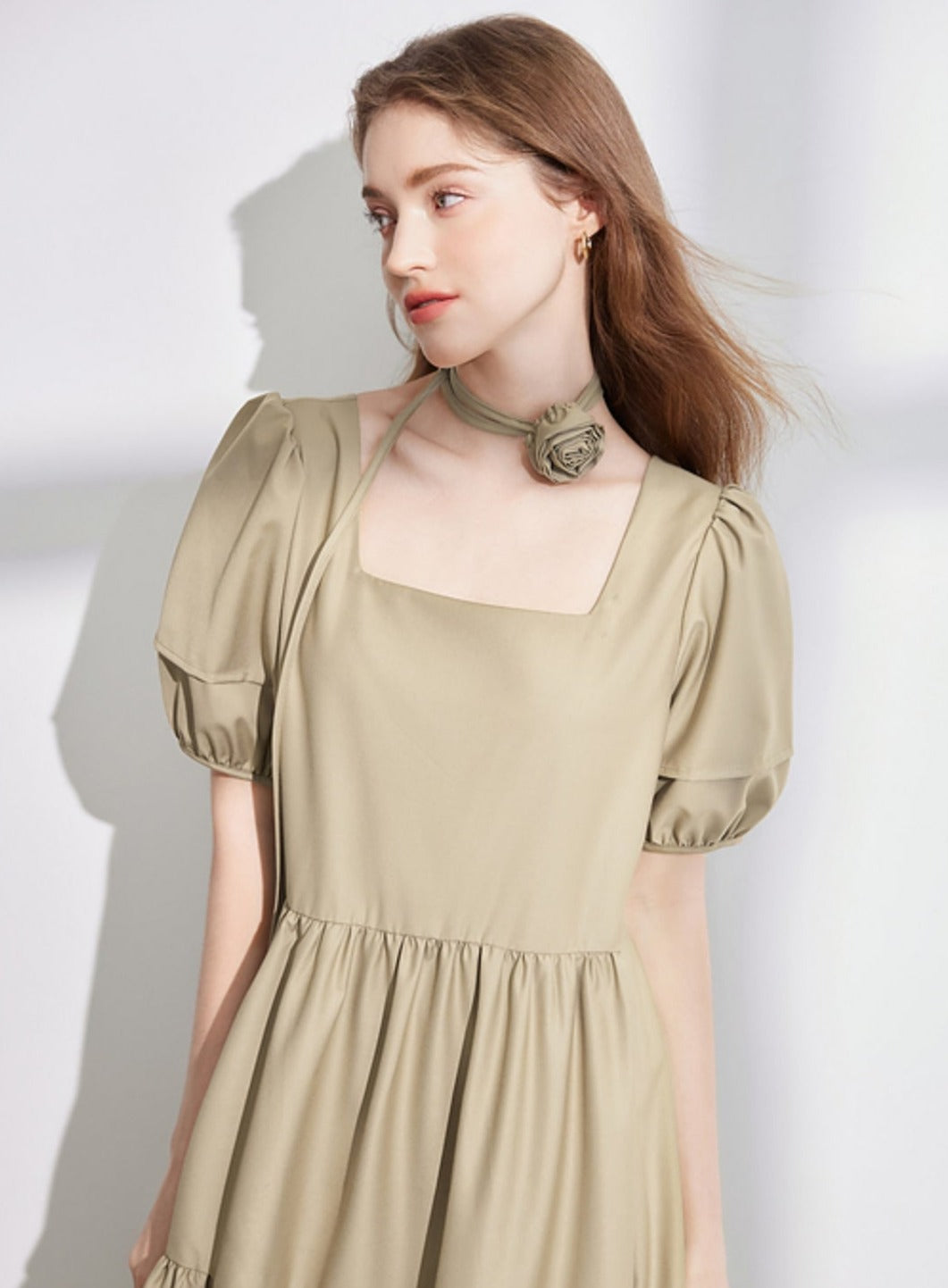 Loose French Midi Dress