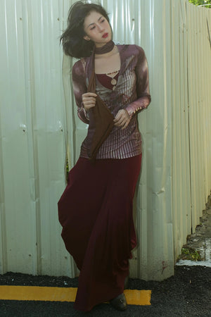Loose High-Waisted Dress Set