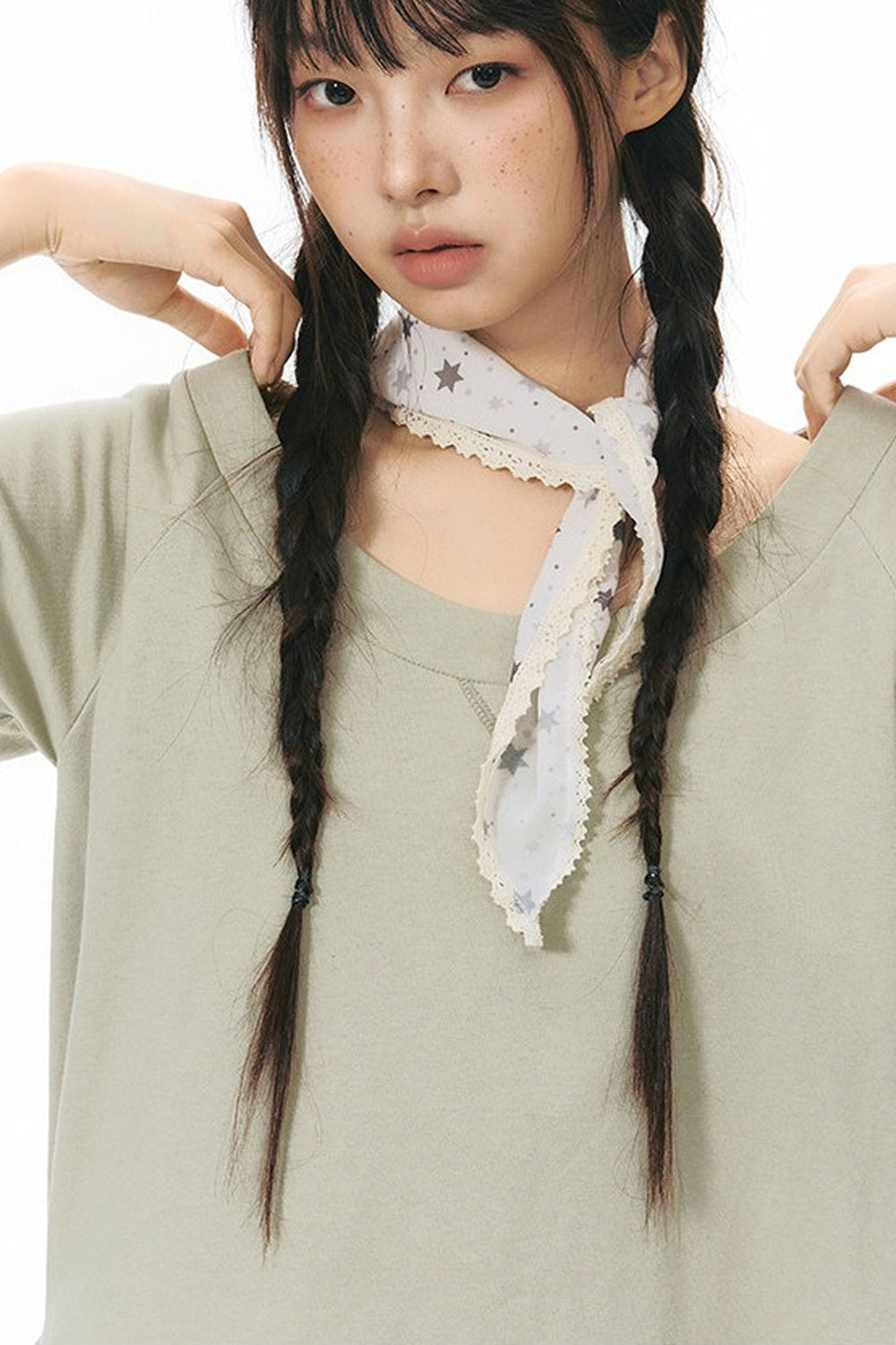 Loose Irregular Large Pocket Short-Sleeve T-Shirt